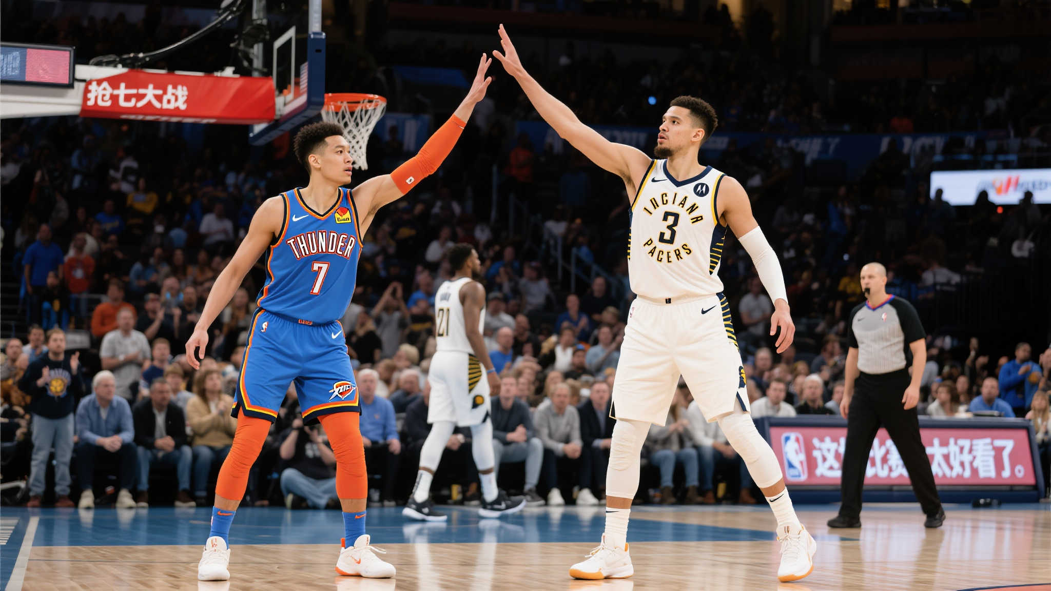 曾令旭赞步行者与雷霆抢七对决引人入胜 曾令旭赞步行者与雷霆抢七对决引人入胜