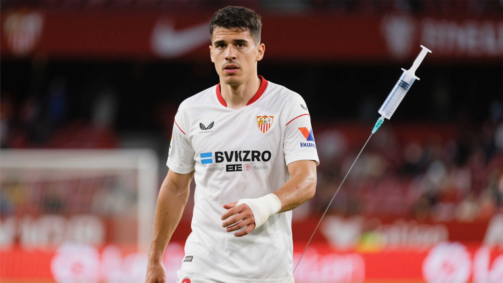 阿斯：萨乌尔带伤坚持出战，长期伤病或致其离开塞维利亚